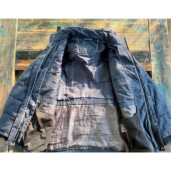 💥 Like New | Nautica | Down Puffer Winter Jacket | Navy | Size Medium 💥 - Picture 5 of 8